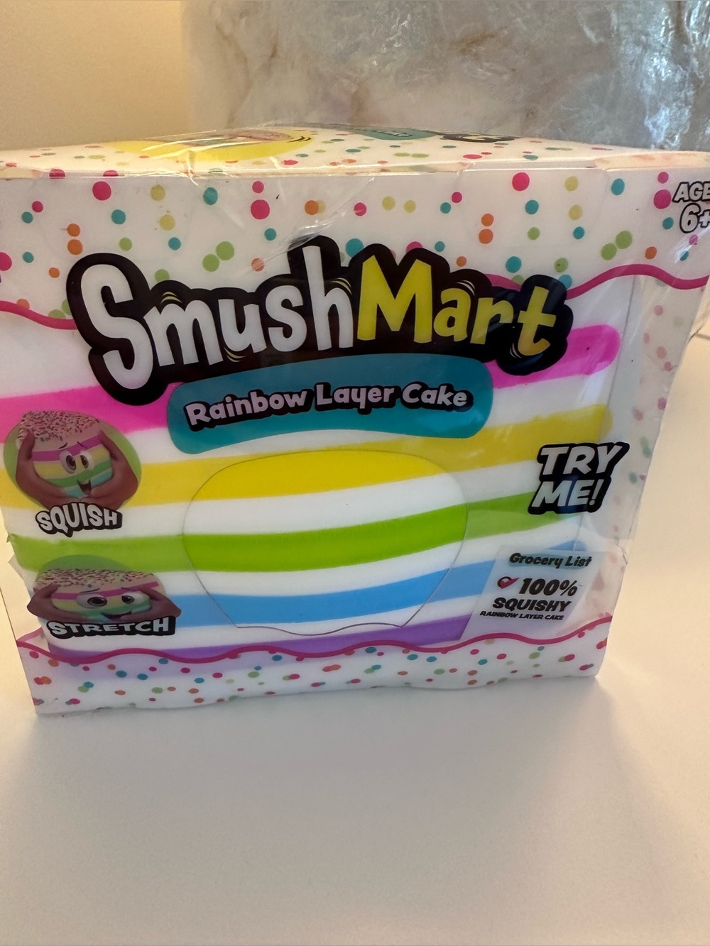Smush Mart Rainbow Layer Cake